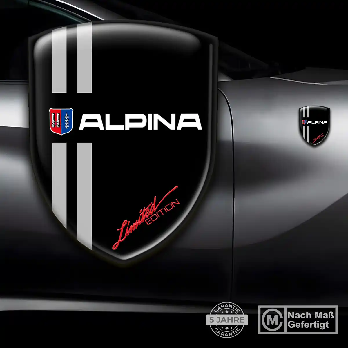 BMW Alpina Embleme Auto Stilvolles Design