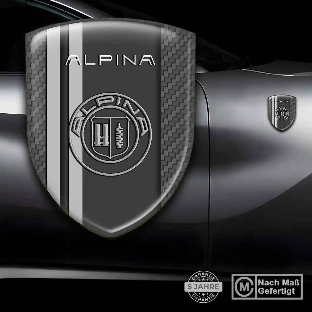 BMW Alpina Embleme Hohe Qualität