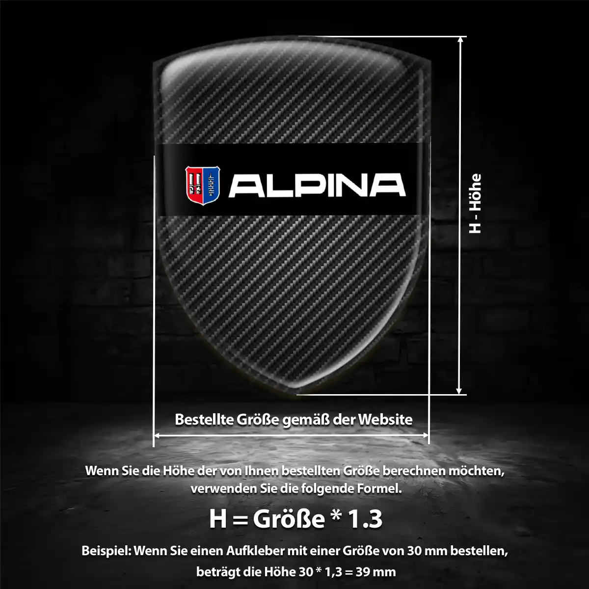 BMW Alpina Embleme Stilvolles Design