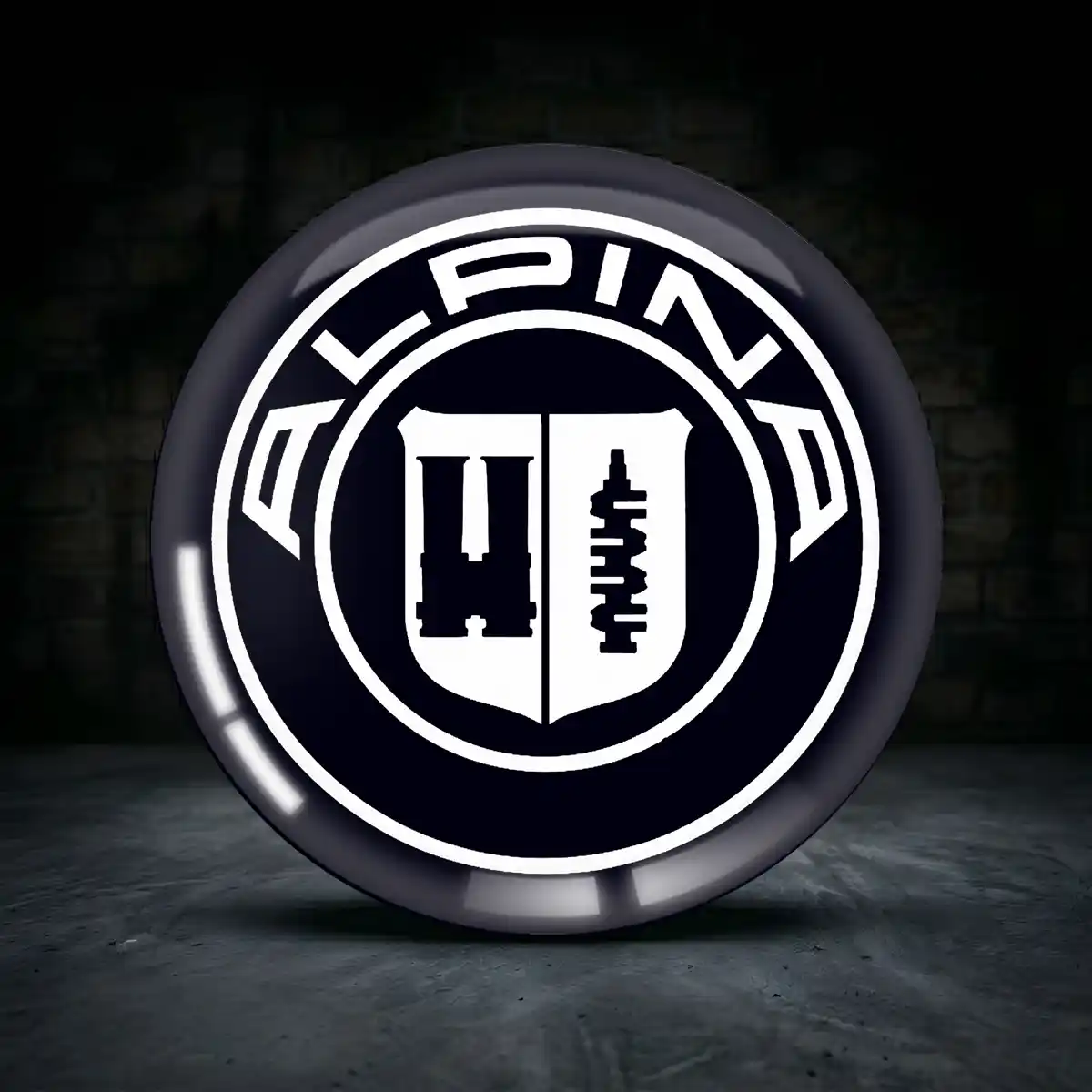 BMW Alpina Felgenemblem Aufkleber Stilvolles Design
