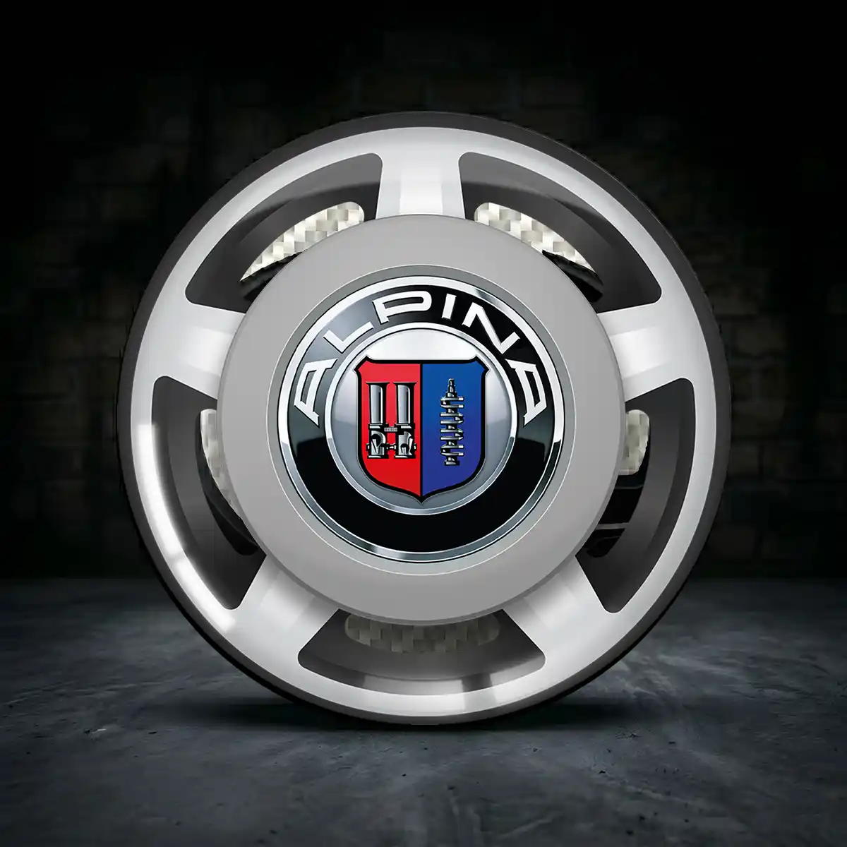 BMW Alpina Nabendeckel Aufkleber Stilvolles Design