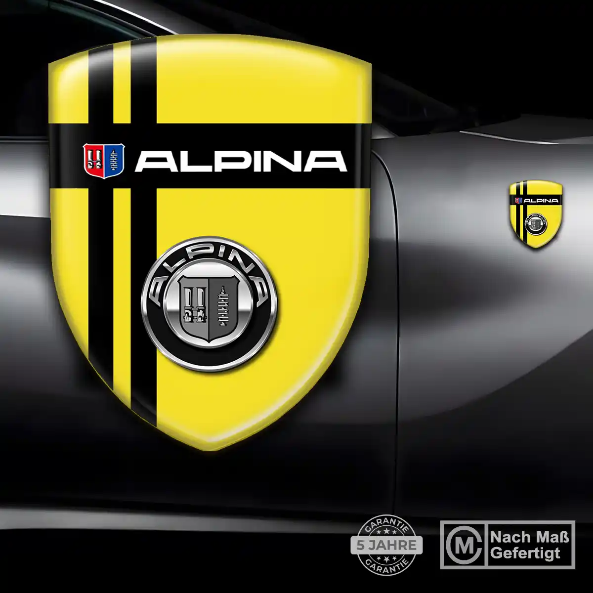 BMW Alpina Silikon Aufkleber Auto Hohe Qualität