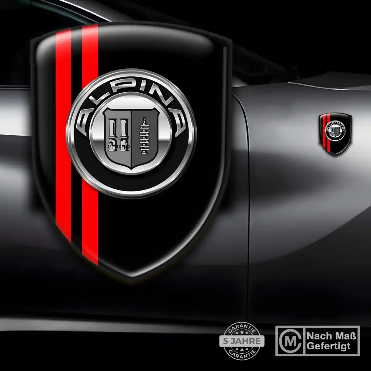 BMW Alpina Silikon Aufkleber Hohe Qualität