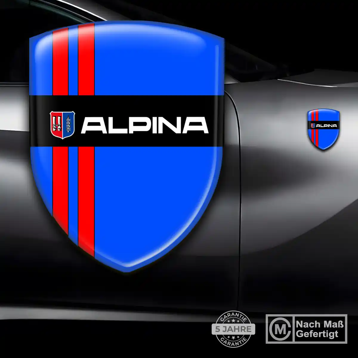 BMW Alpina Silikon Aufkleber Premium-Edition