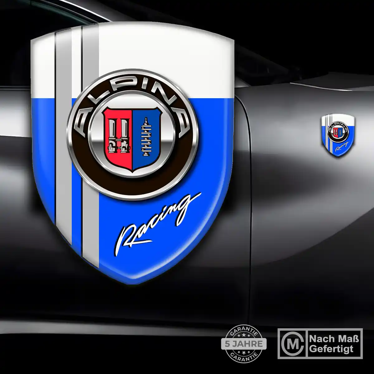 BMW Alpina Wappen Aufkleber Auto Hohe Qualität