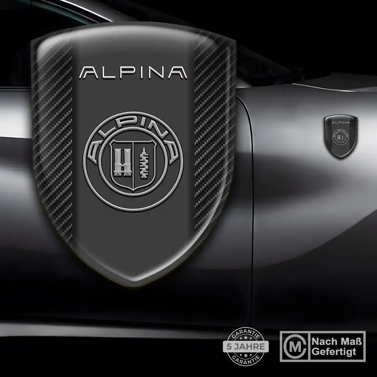 BMW Alpina Wappen Aufkleber Emblem Hohe Qualität