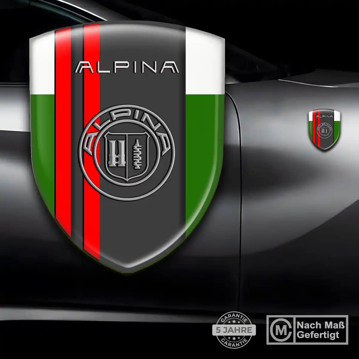BMW Alpina Wappen Aufkleber Hohe Qualität