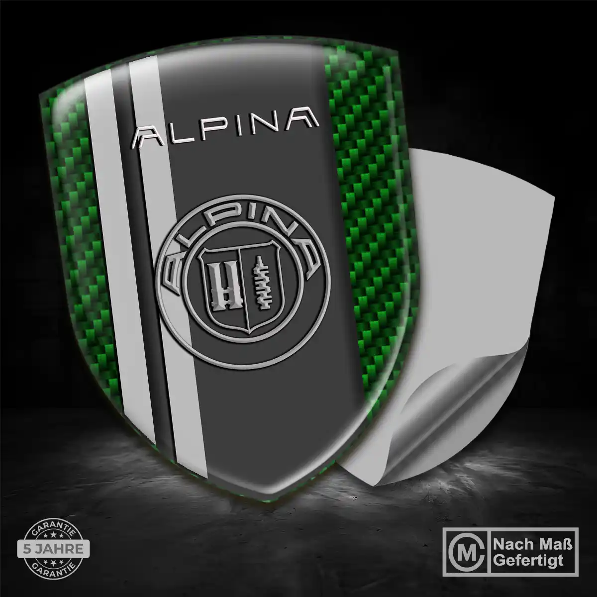 BMW Alpina Wappen Aufkleber Stilvolles Design