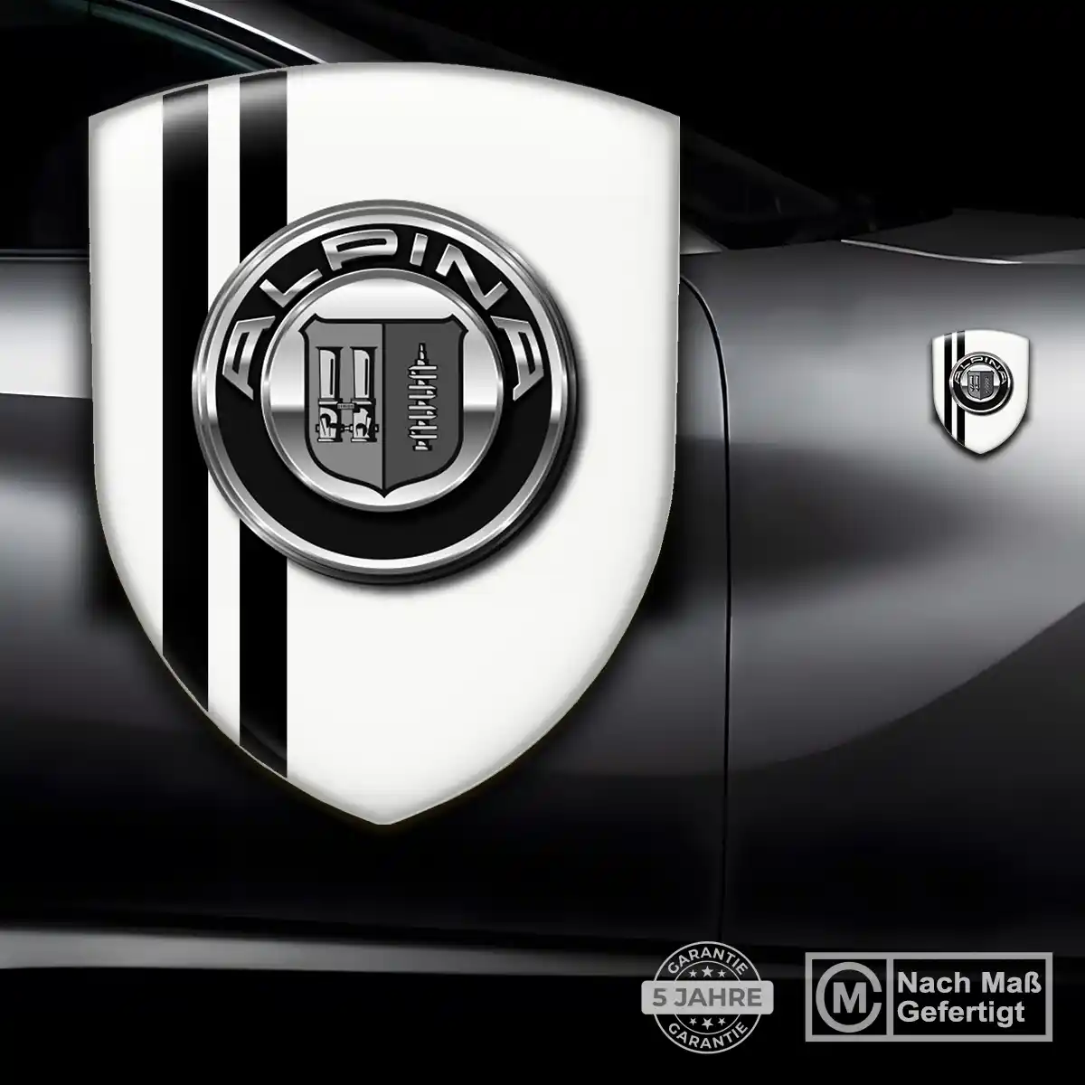 BMW Alpina Wappen Emblem Aufkleber Premium-Edition