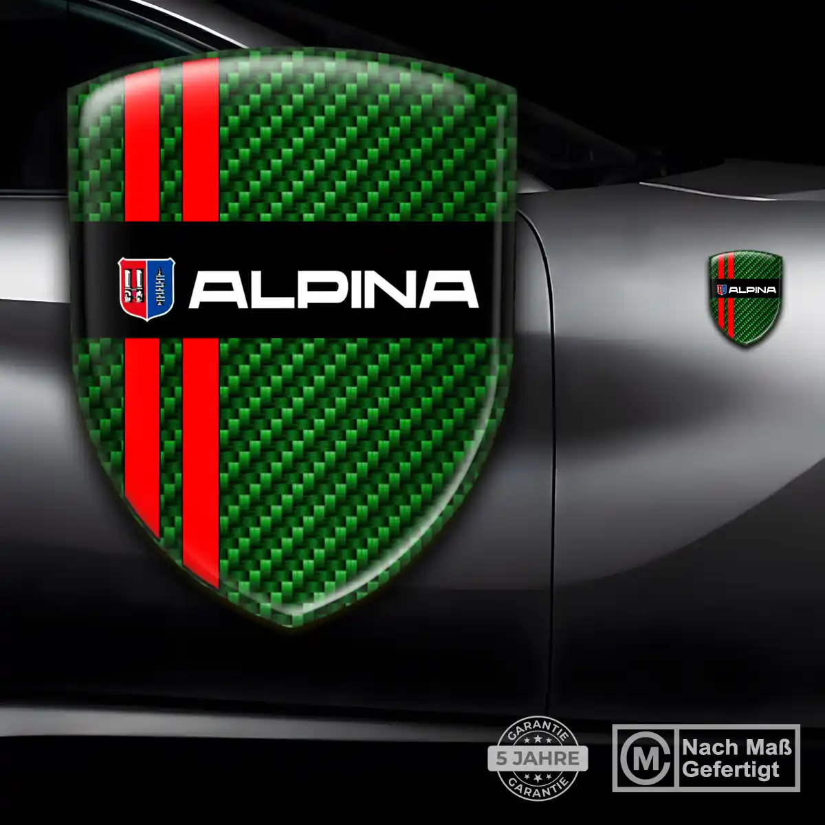 BMW Alpina Wappen Emblem Aufkleber Stilvolles Design