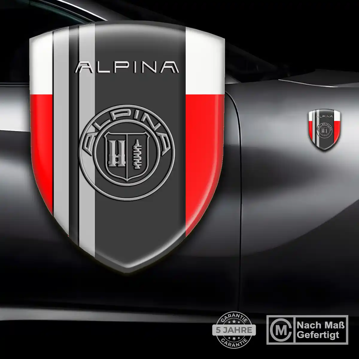 BMW Alpina Wappen Emblem Hohe Qualität