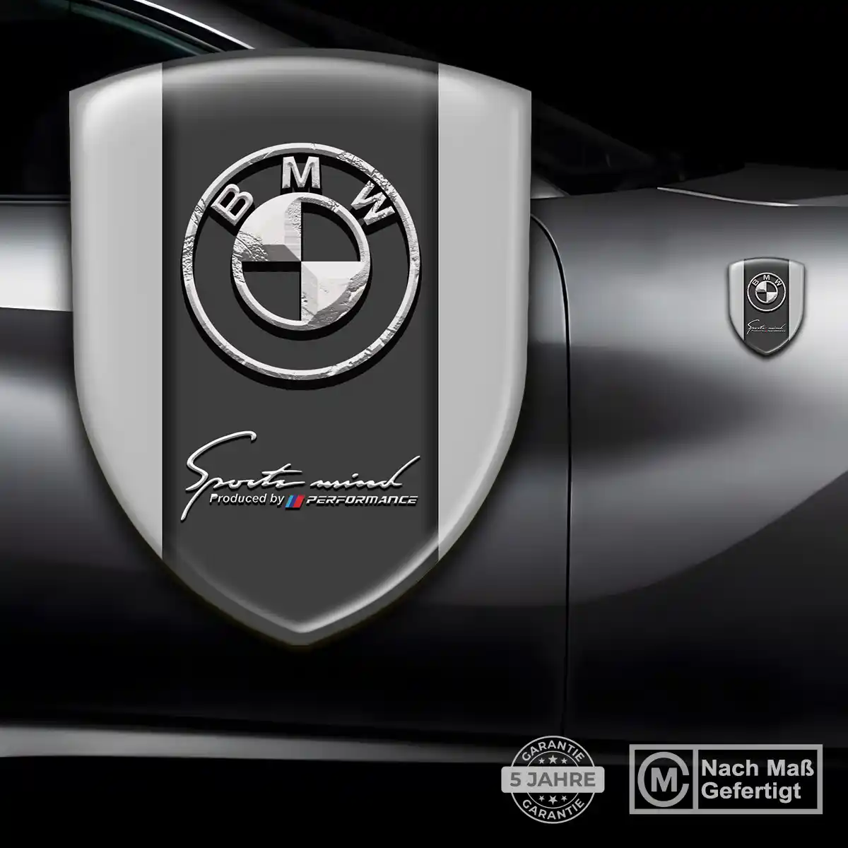 BMW Aufkleber 3D Gel Emblem Auto Hochwertiges Harz