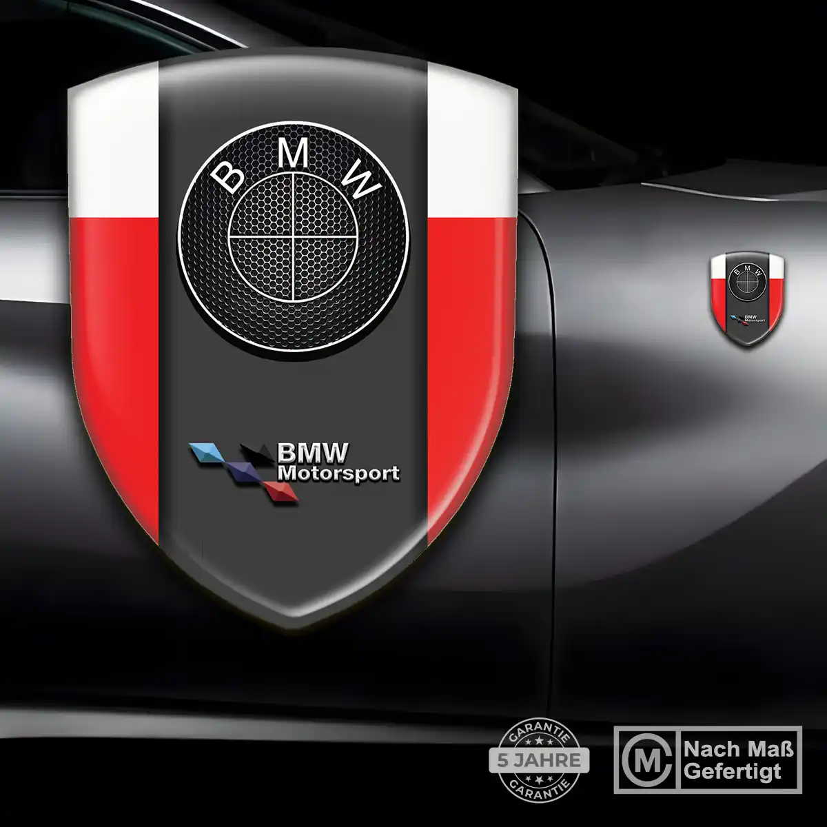 BMW Aufkleber 3D Gel Emblem Auto Stilvolles Design