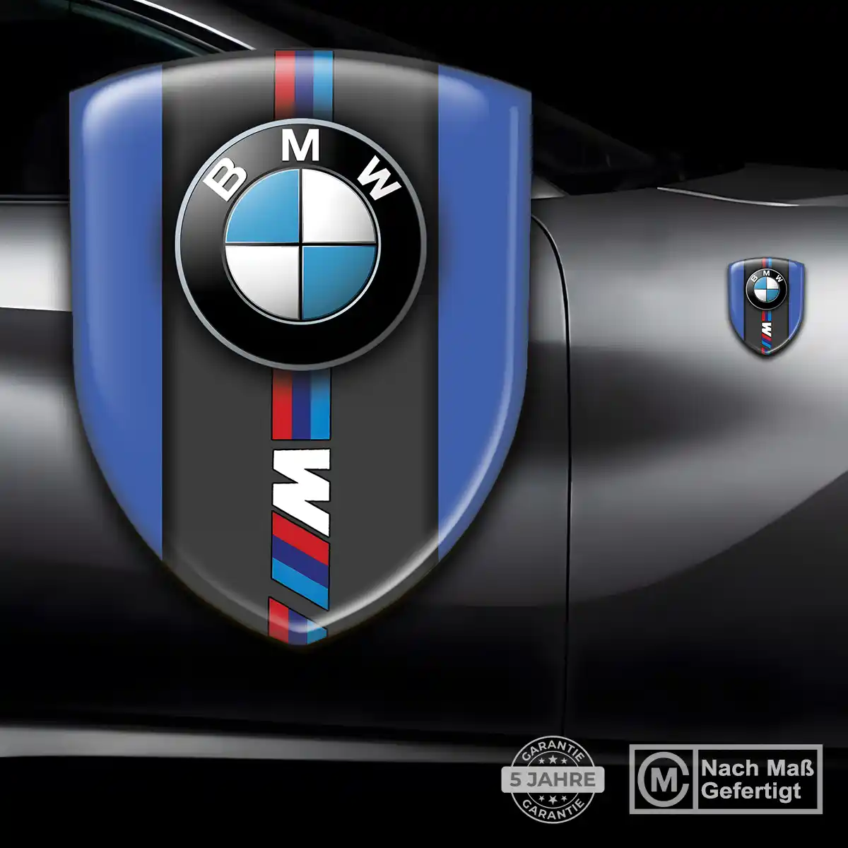 BMW Aufkleber 3D Gel Emblem Interieurdesign
