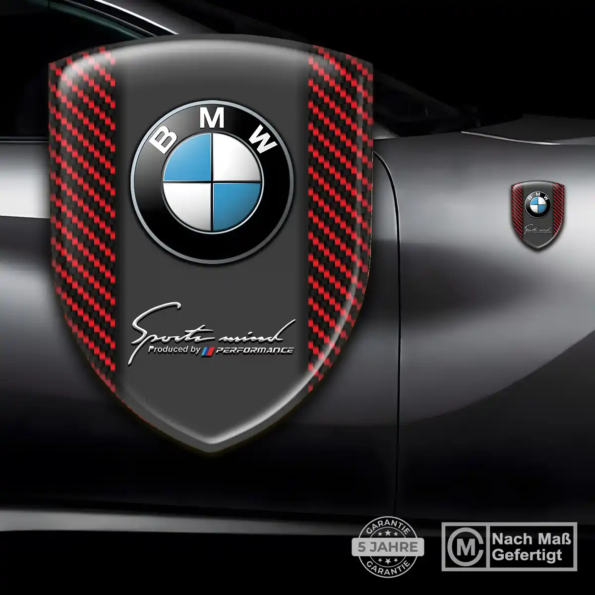 BMW Aufkleber 3D Gel Emblem Premium-Edition