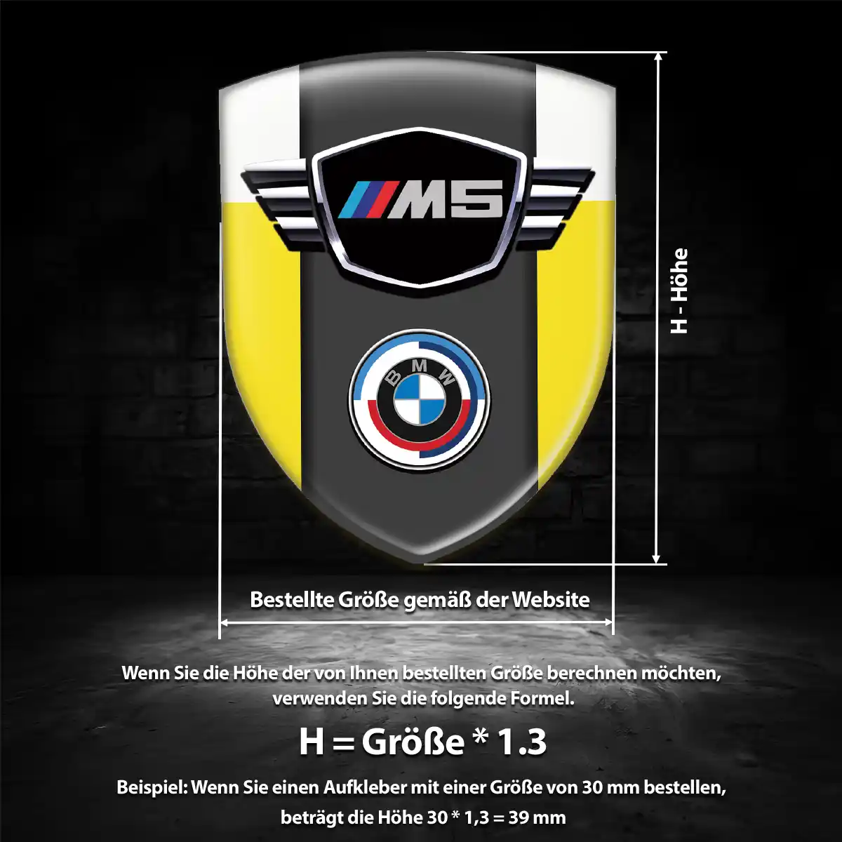 BMW Aufkleber 3D Gel Embleme Hohe Qualität