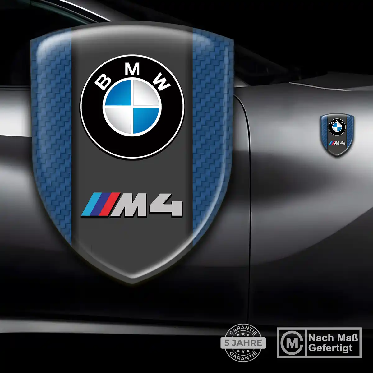 BMW Aufkleber 3D Gel Silikon Premium-Edition