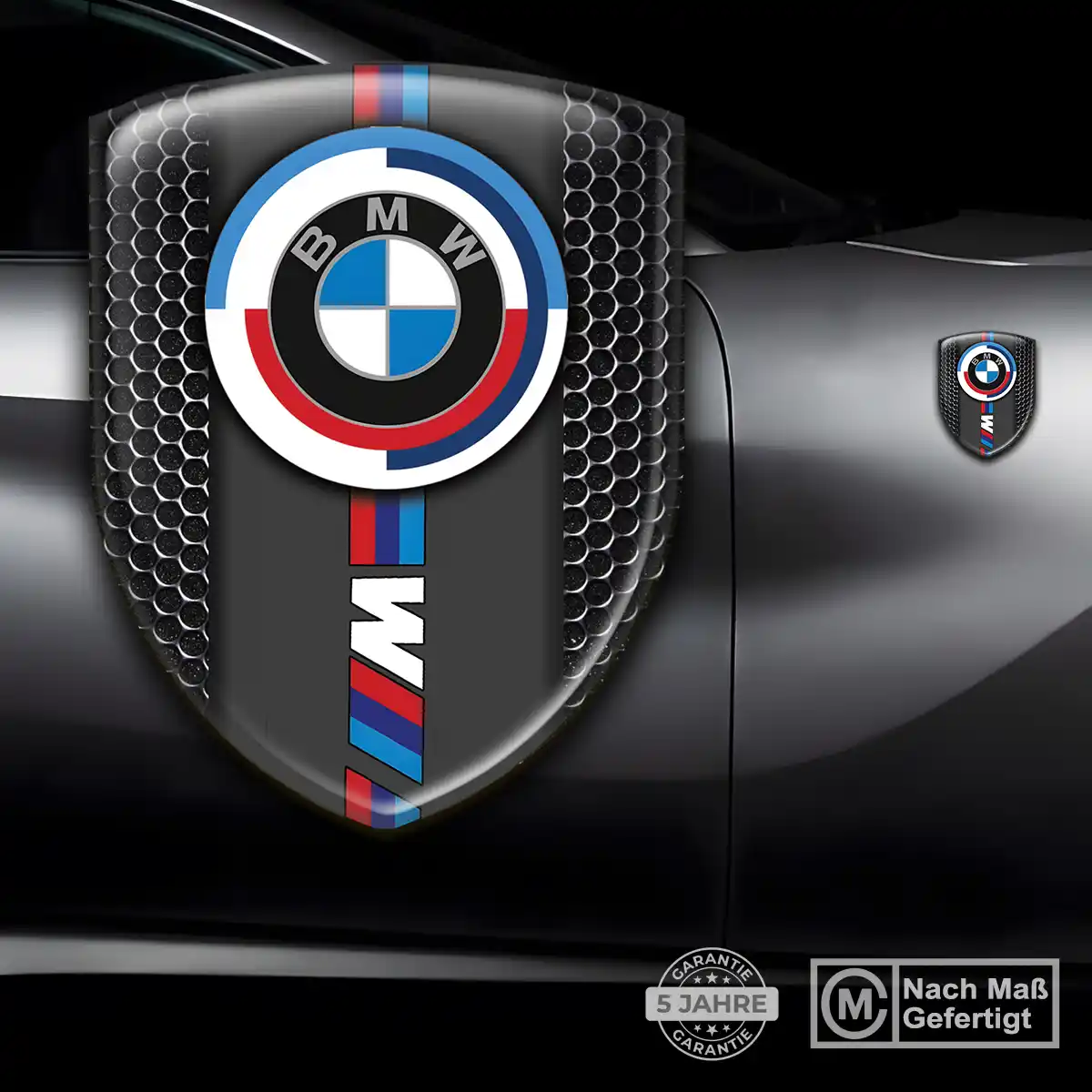 BMW Aufkleber 3D Gel Wappen Hochwertiges Harz