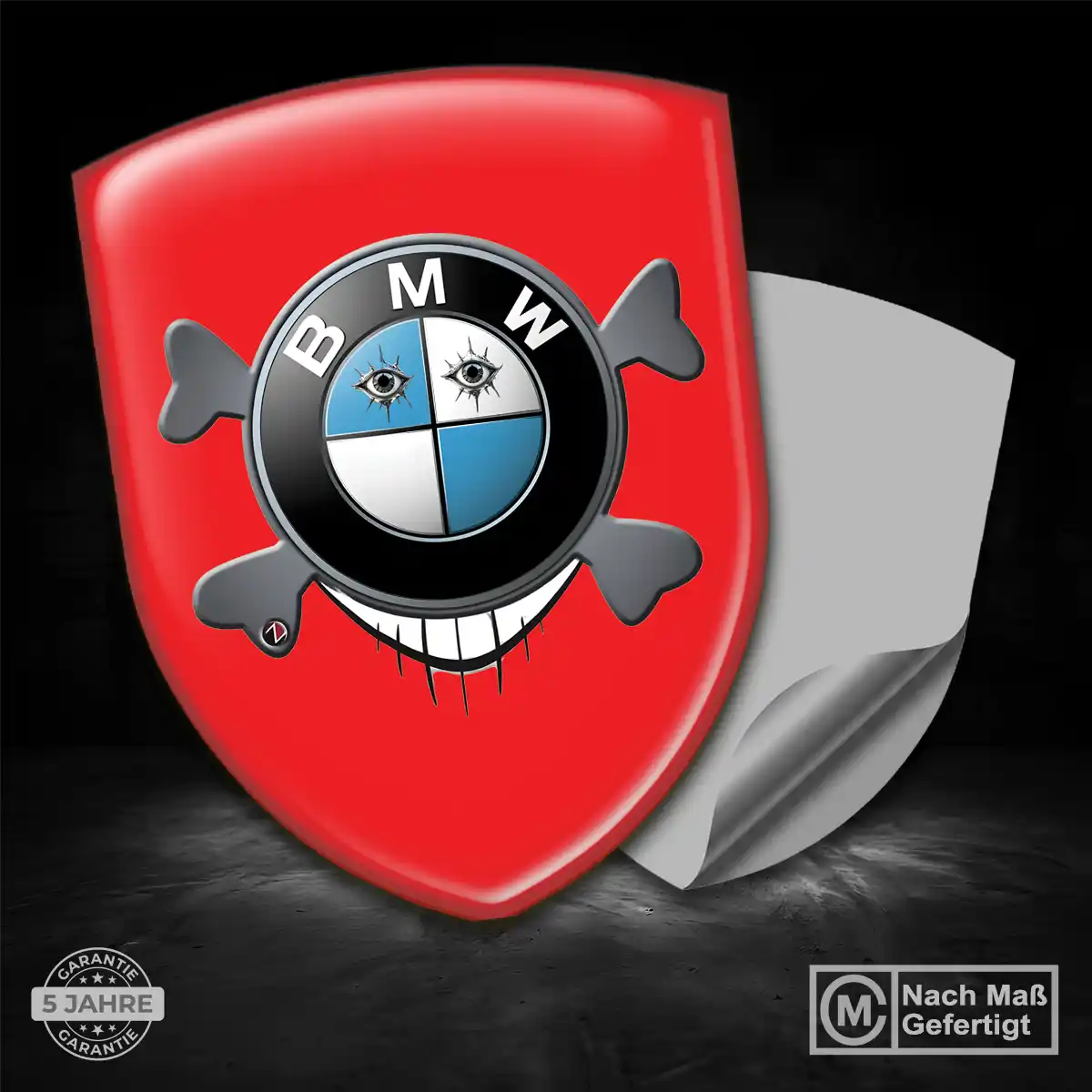BMW Aufkleber 3D Gel Wappen Interieurdesign