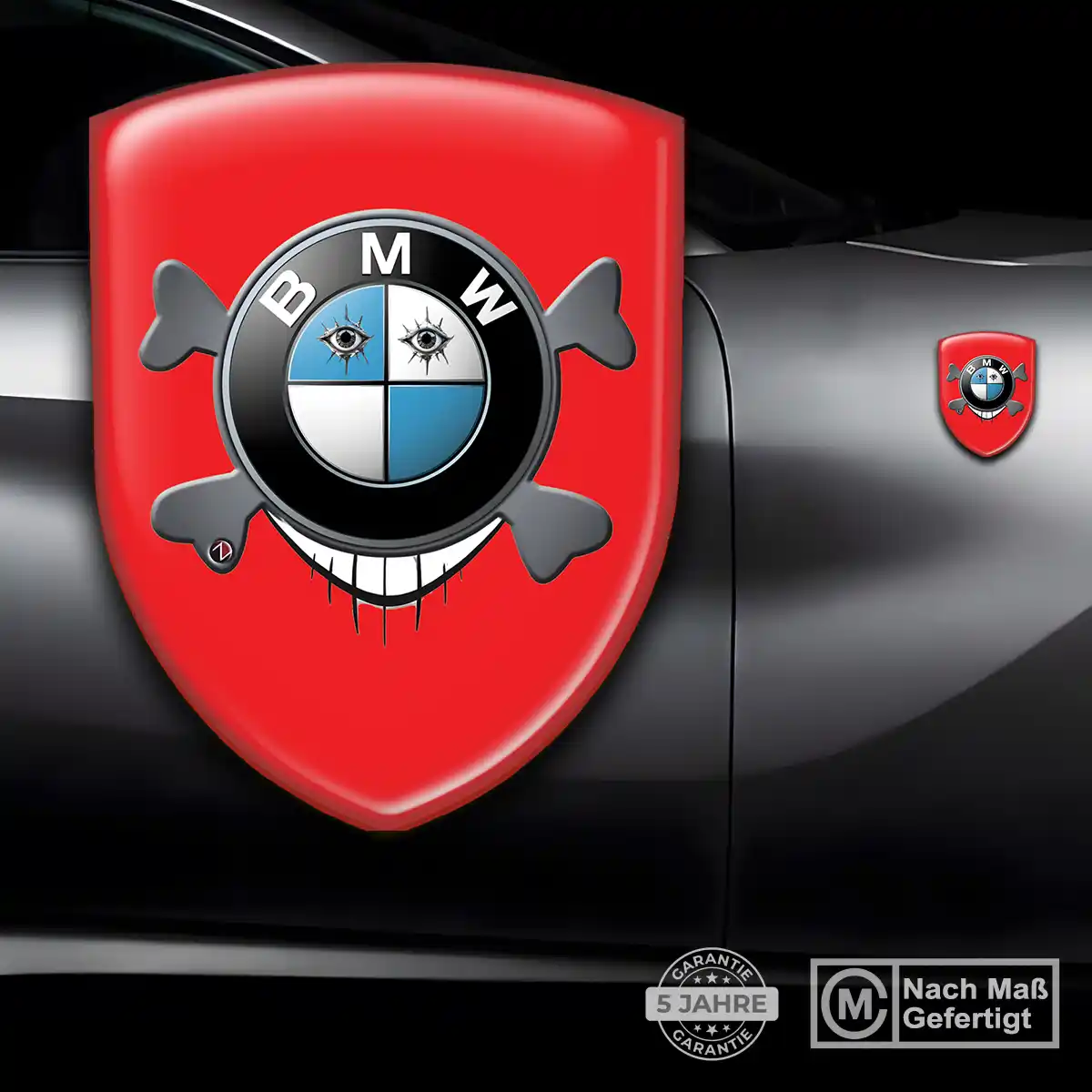 BMW Aufkleber 3D Gel Wappen Interieurdesign