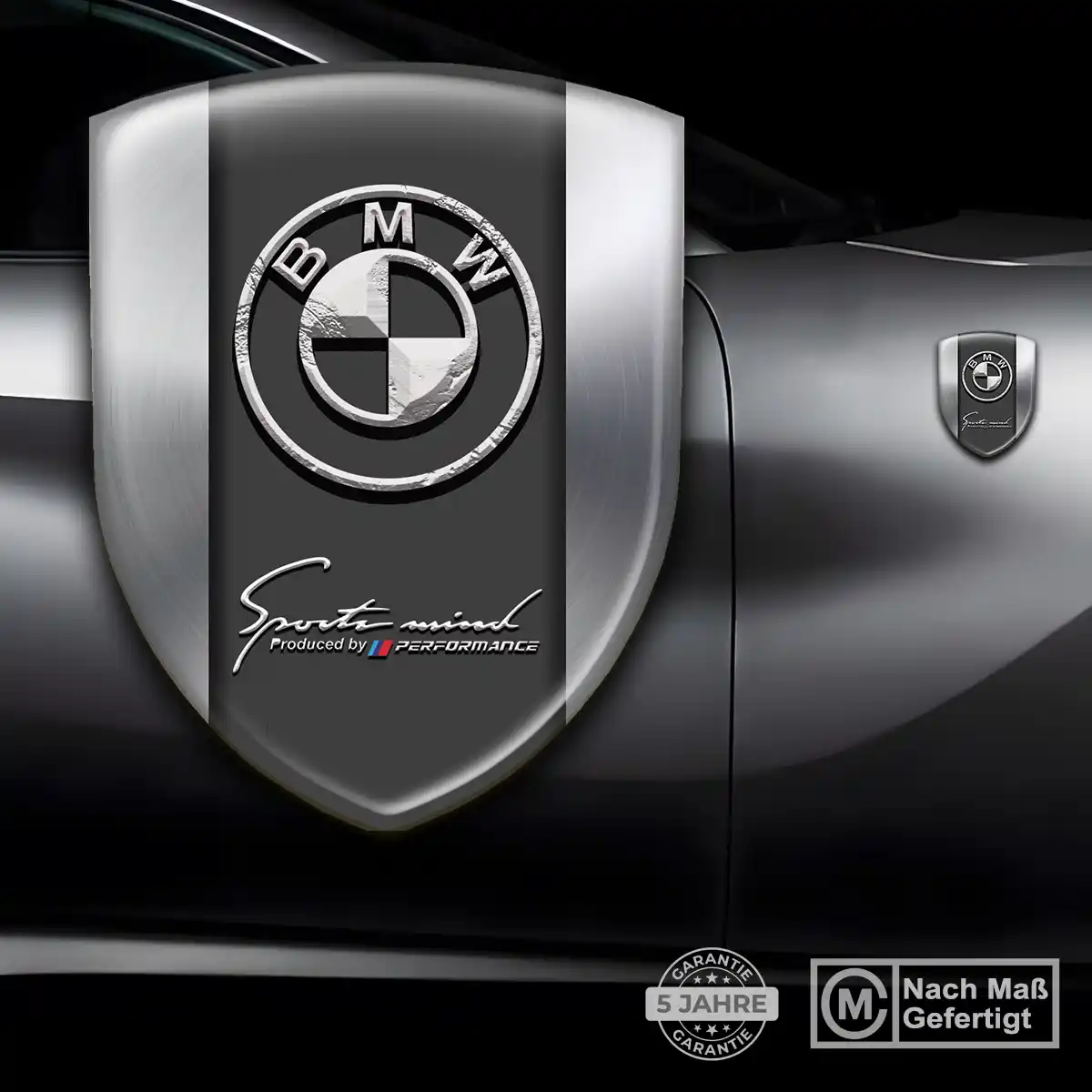 BMW Aufkleber 3D Gel Wappen Luxus-Edition