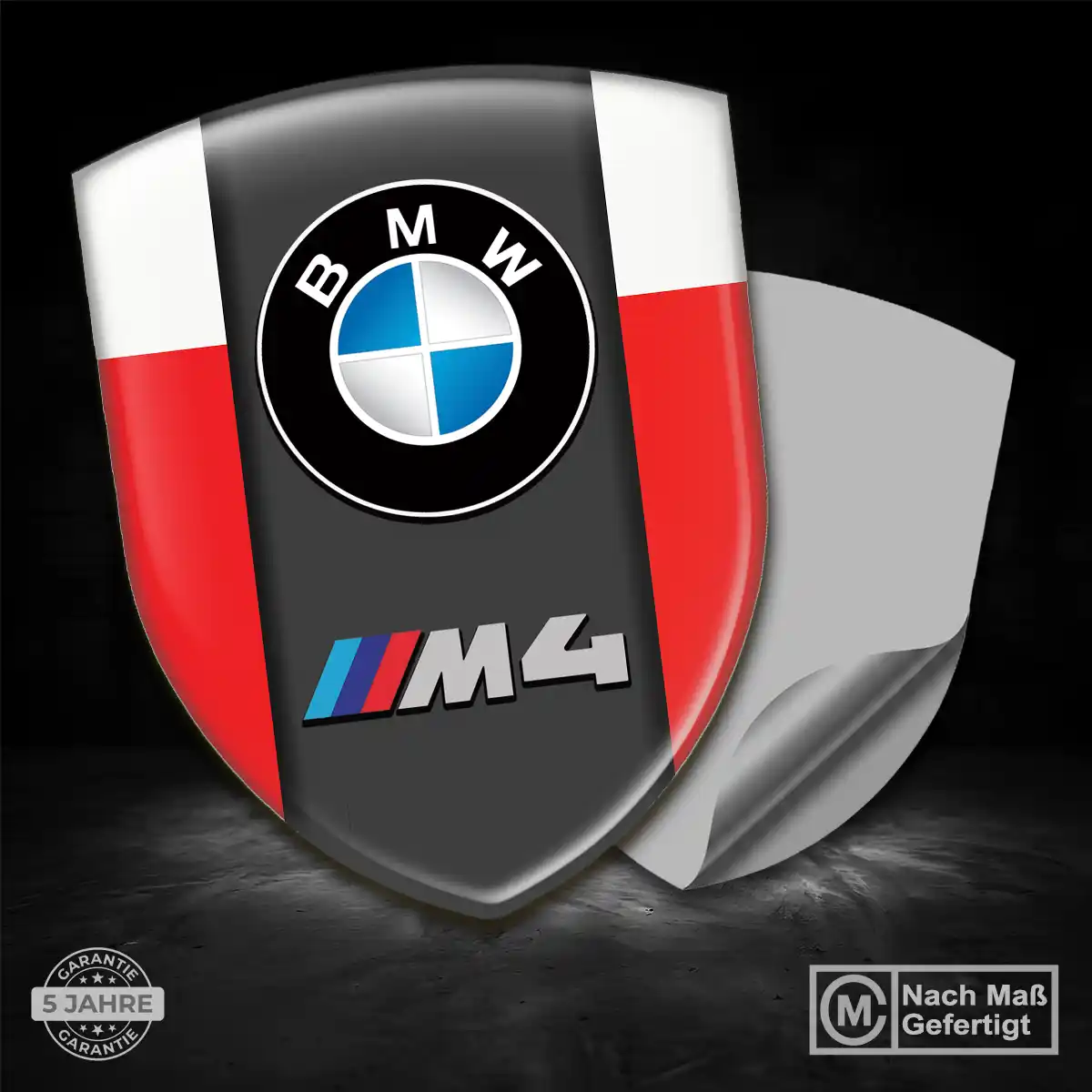 BMW Aufkleber 3D Gel Wappen Premiumqualität