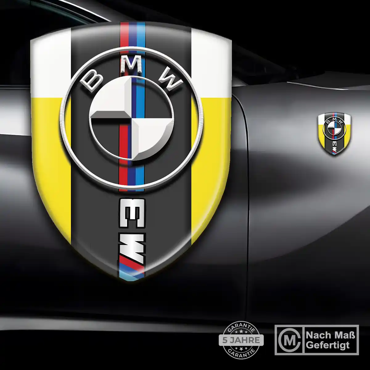 BMW Aufkleber 3D Gel Wappen Stilvolles Design