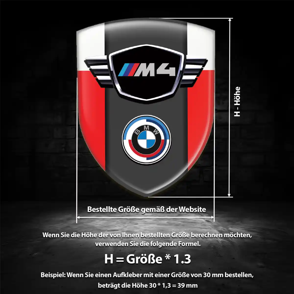 BMW Aufkleber Auto Hohe Qualität