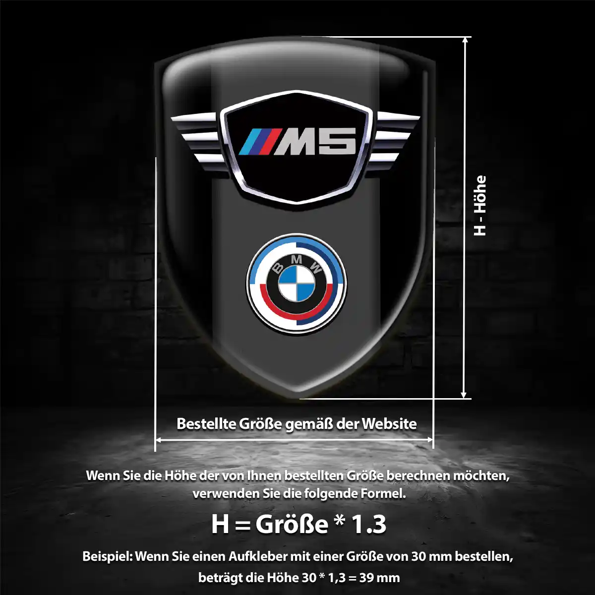 BMW Aufkleber Auto Premium-Edition