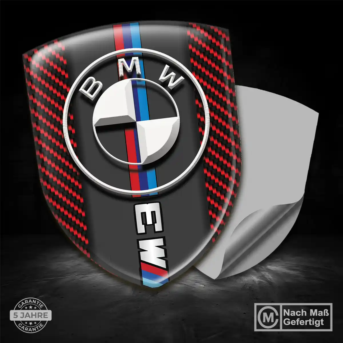BMW Aufkleber Emblem Hochwertiges Harz
