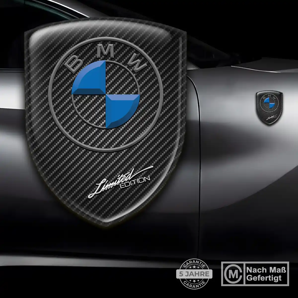 BMW Aufkleber Emblem Interieurdesign