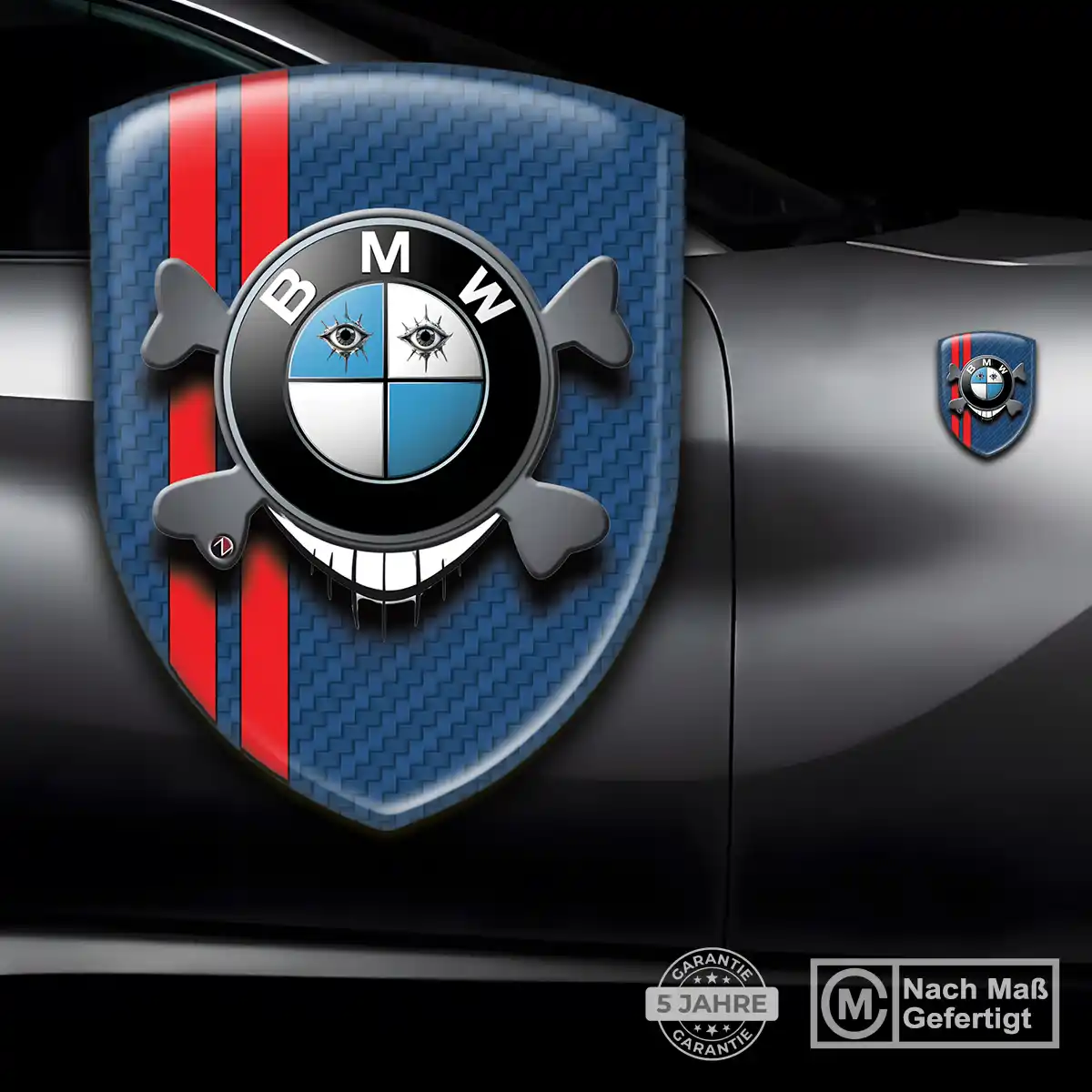BMW Aufkleber Emblem Stilvolles Design