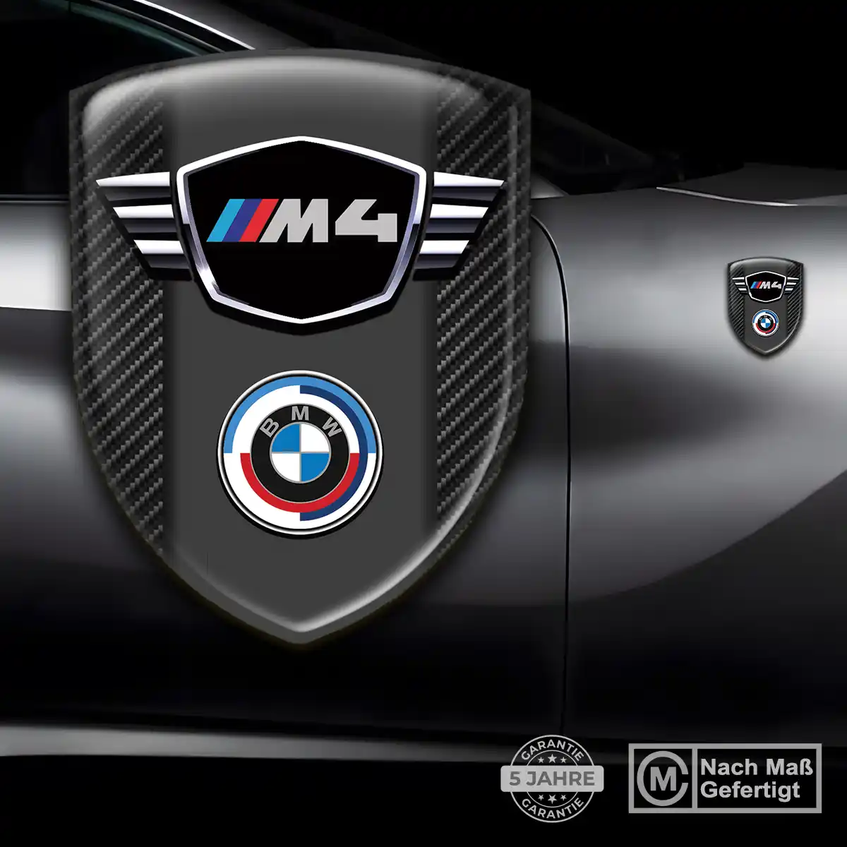 BMW Aufkleber Emblem Wappen Hochwertiges Harz