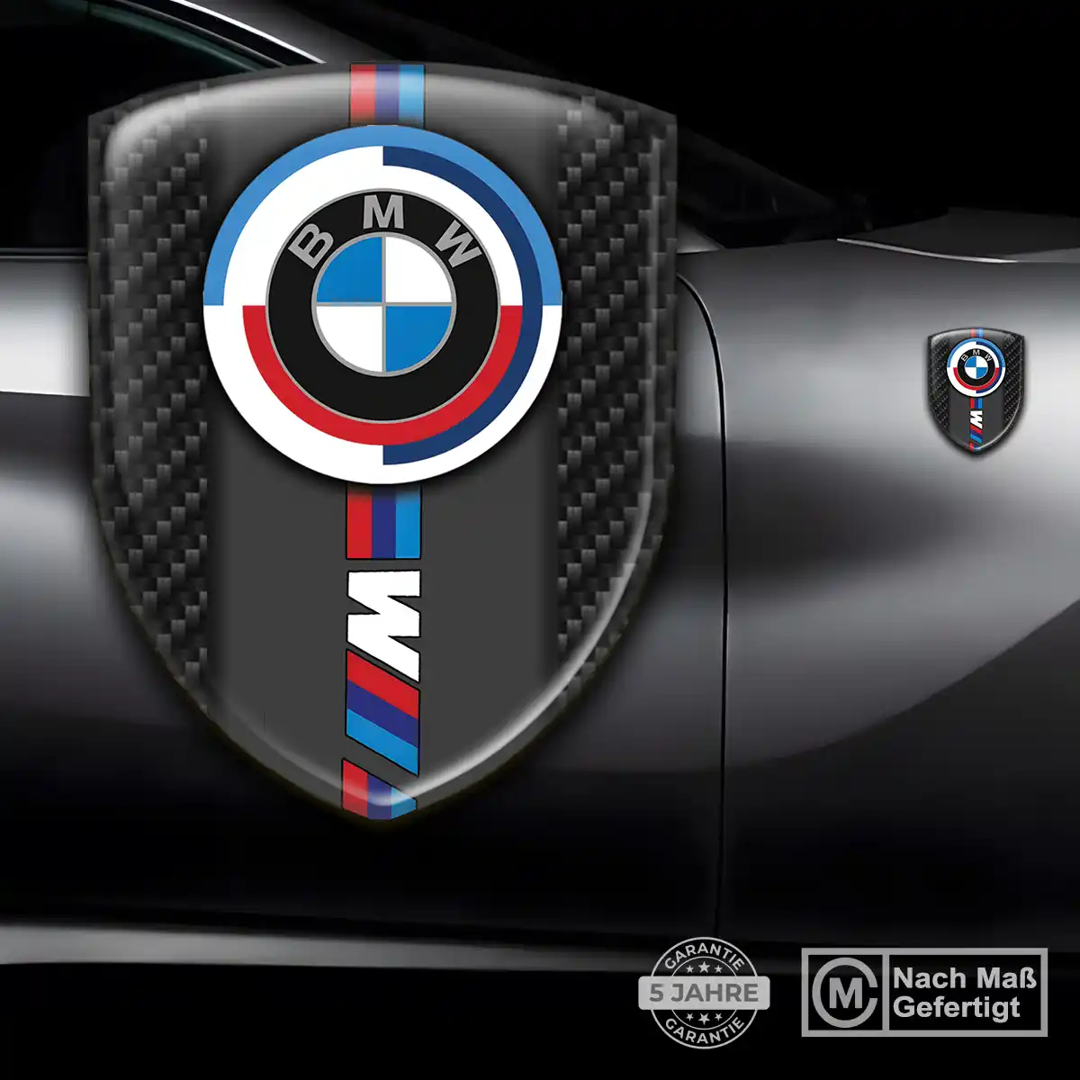 BMW Aufkleber Emblem Wappen Interieurdesign