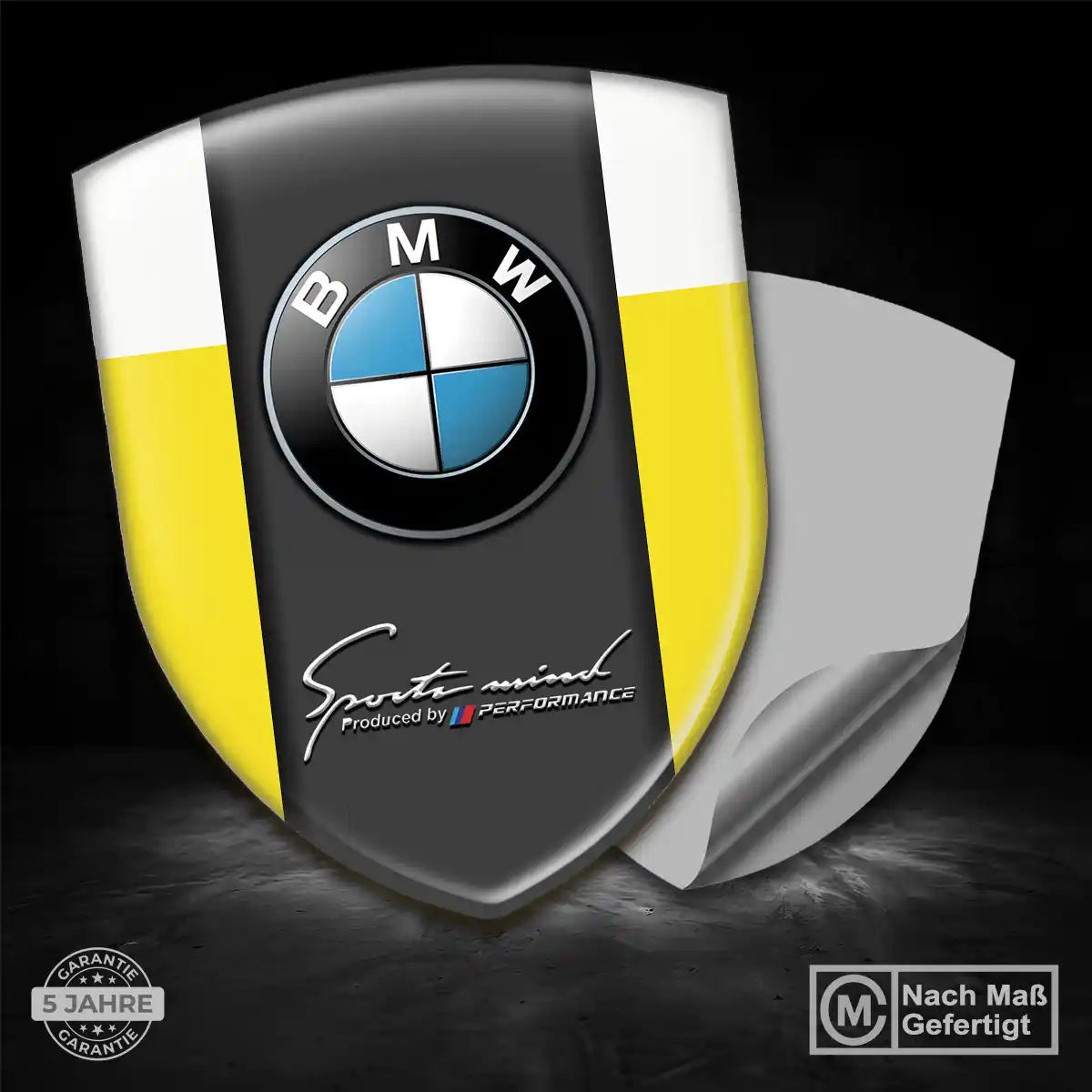 BMW Aufkleber Embleme Silikon Interieurdesign
