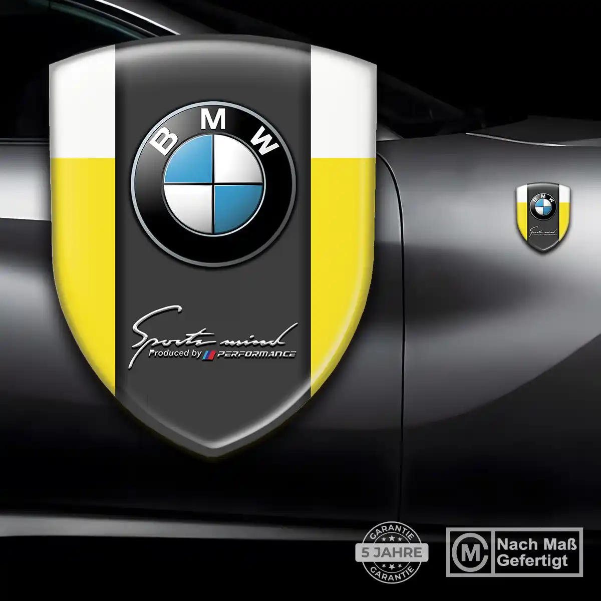 BMW Aufkleber Embleme Silikon Interieurdesign