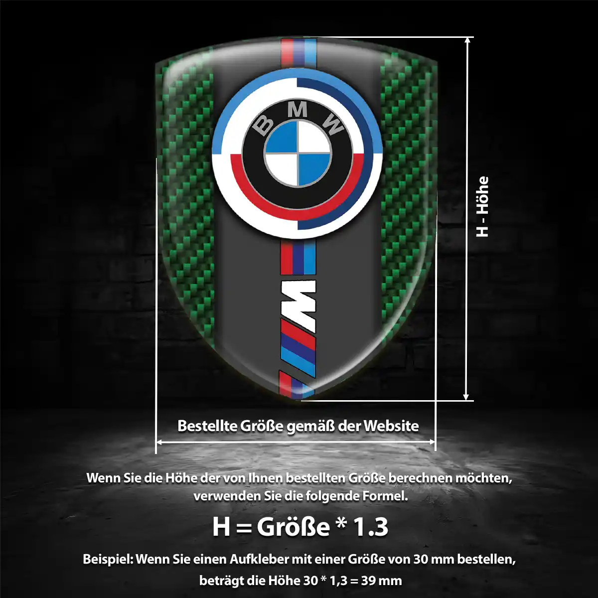 BMW Aufkleber Hohe Qualität