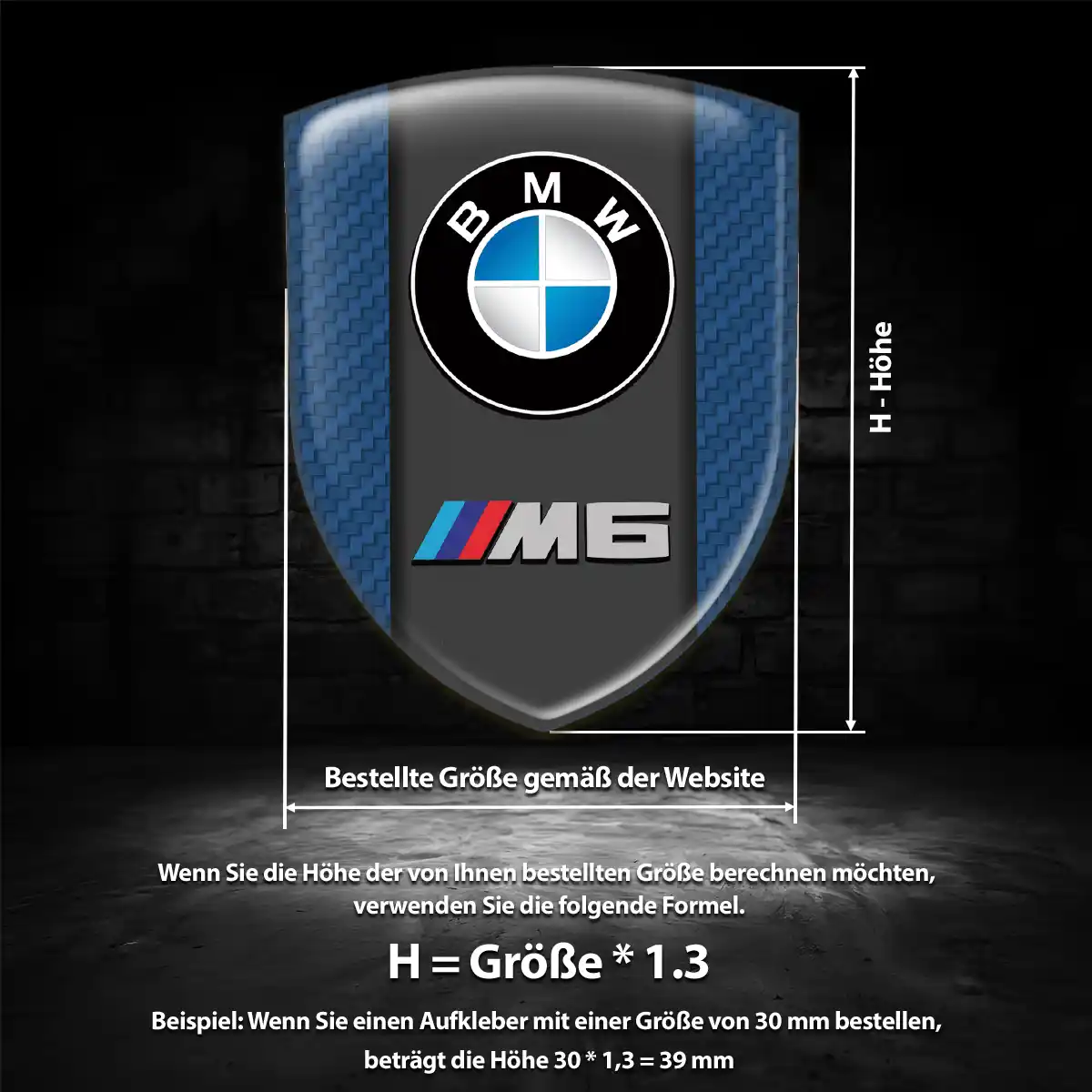 BMW Aufkleber Interieurdesign