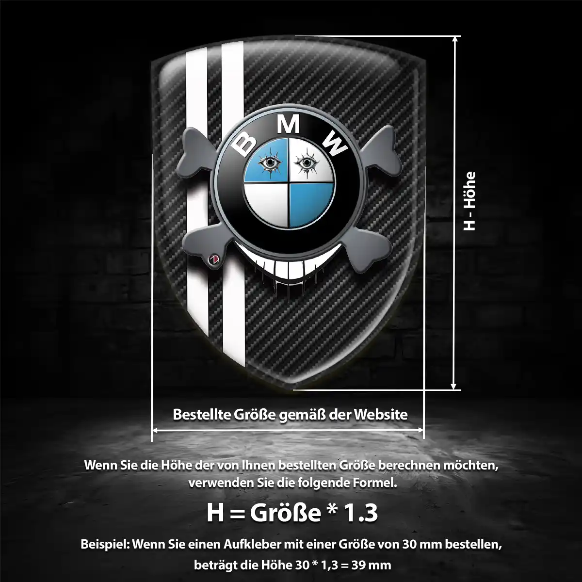 BMW Aufkleber Limitierte Auflage
