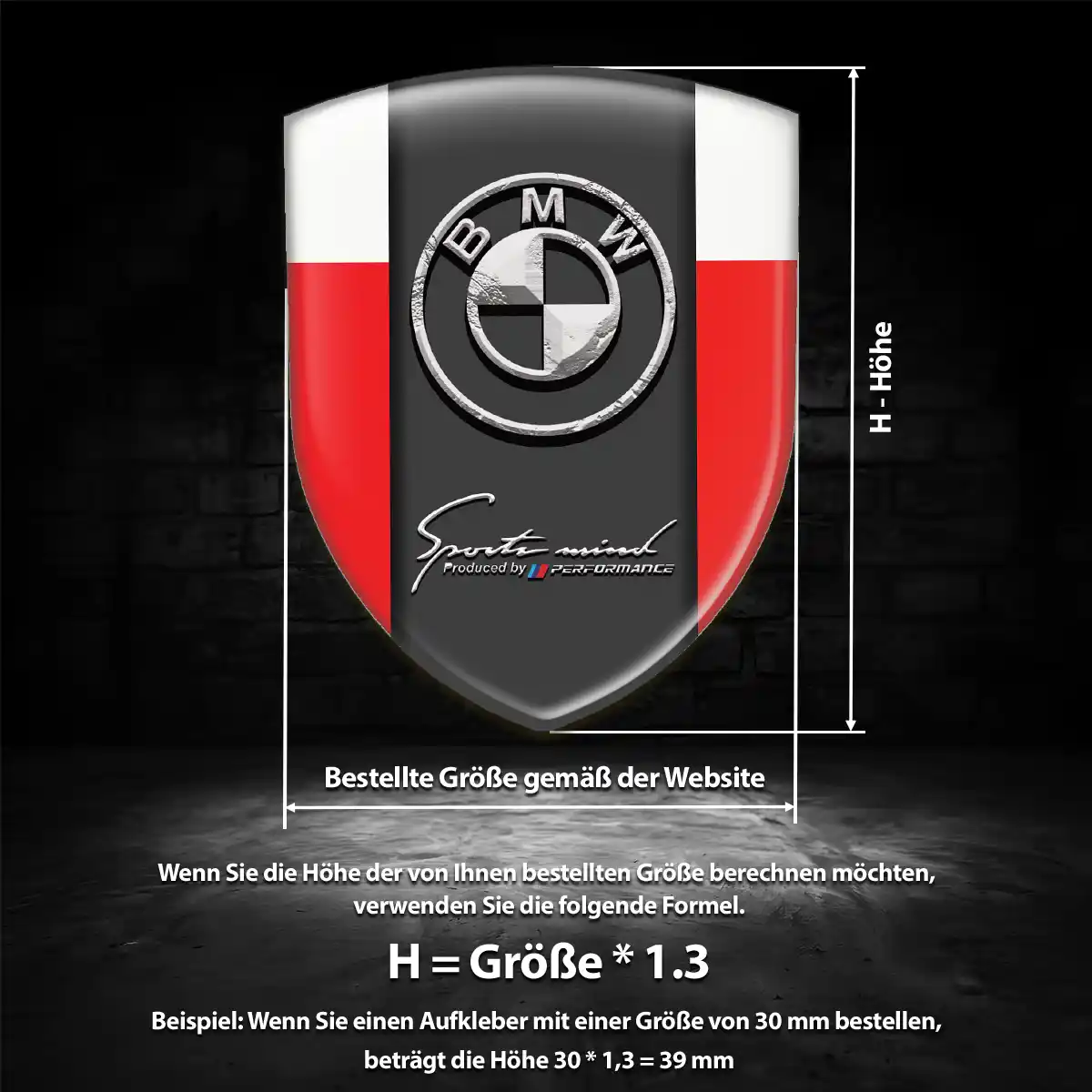 BMW Aufkleber Luxus-Edition