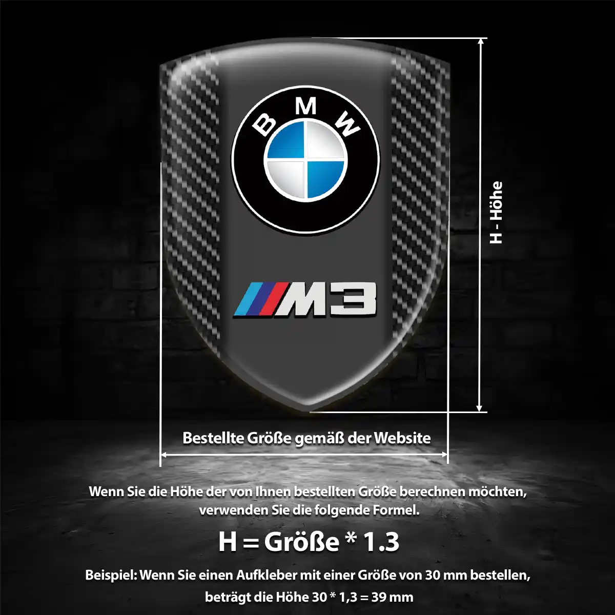 BMW Aufkleber Premium-Edition