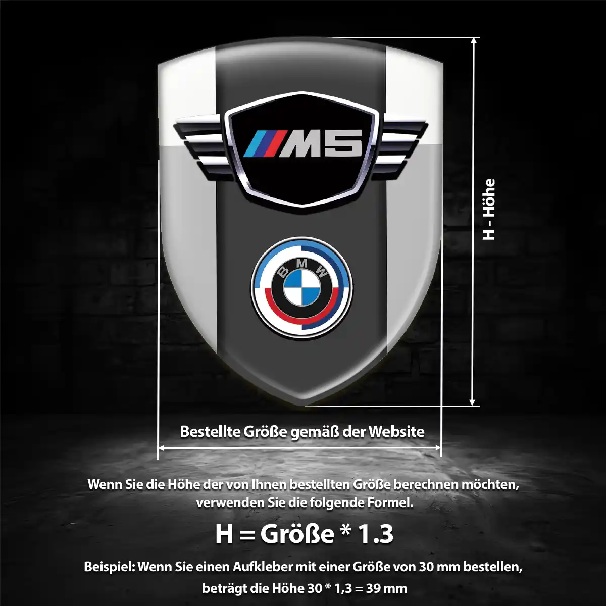 BMW Aufkleber Premiumqualität
