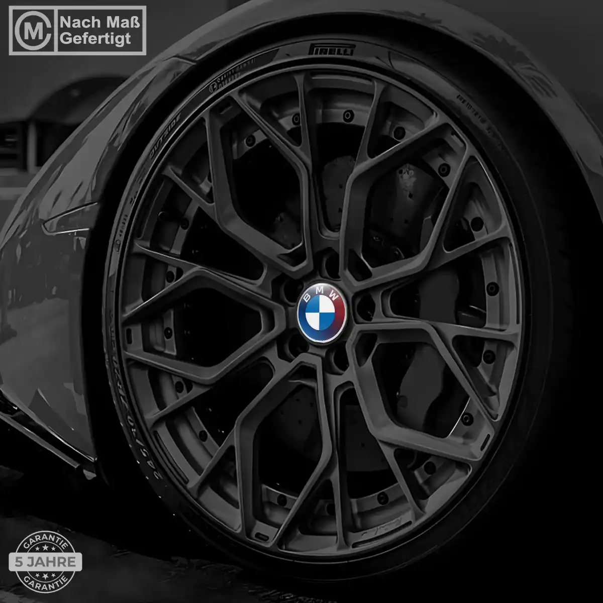 BMW Aufkleber Radmitte Stilvolles Design