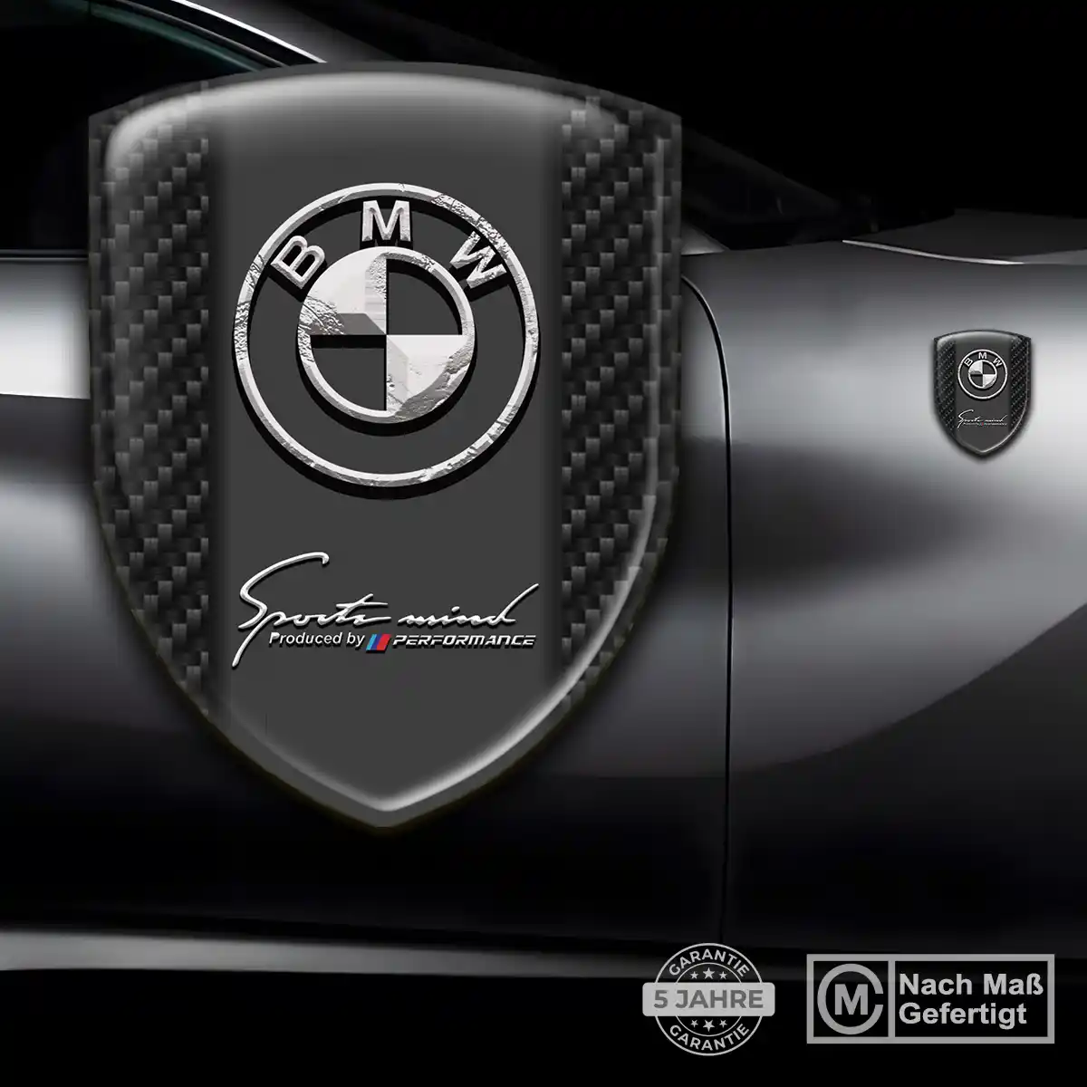 BMW Aufkleber Silikon Embleme Auto Hohe Qualität