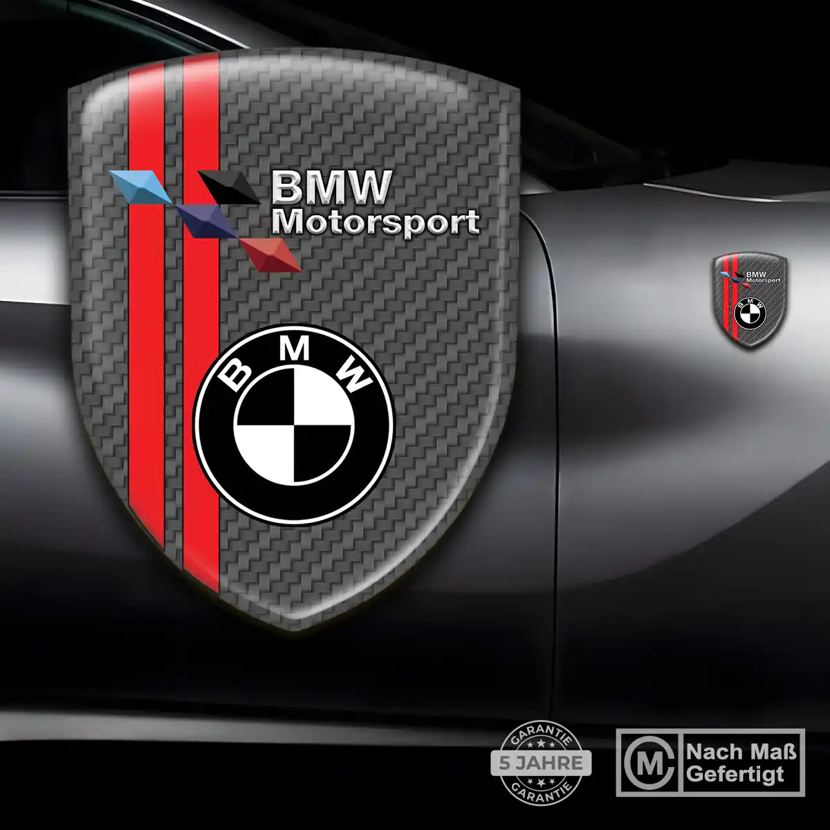 BMW Aufkleber Silikon Embleme Auto Limitierte Auflage