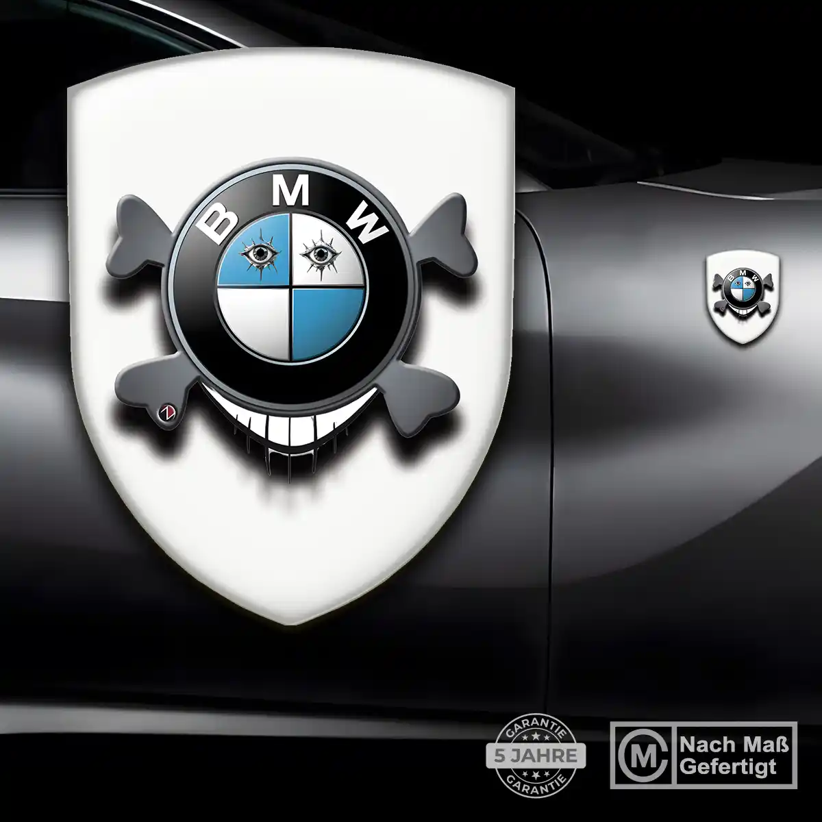 BMW Aufkleber Silikon Embleme Auto Premiumqualität