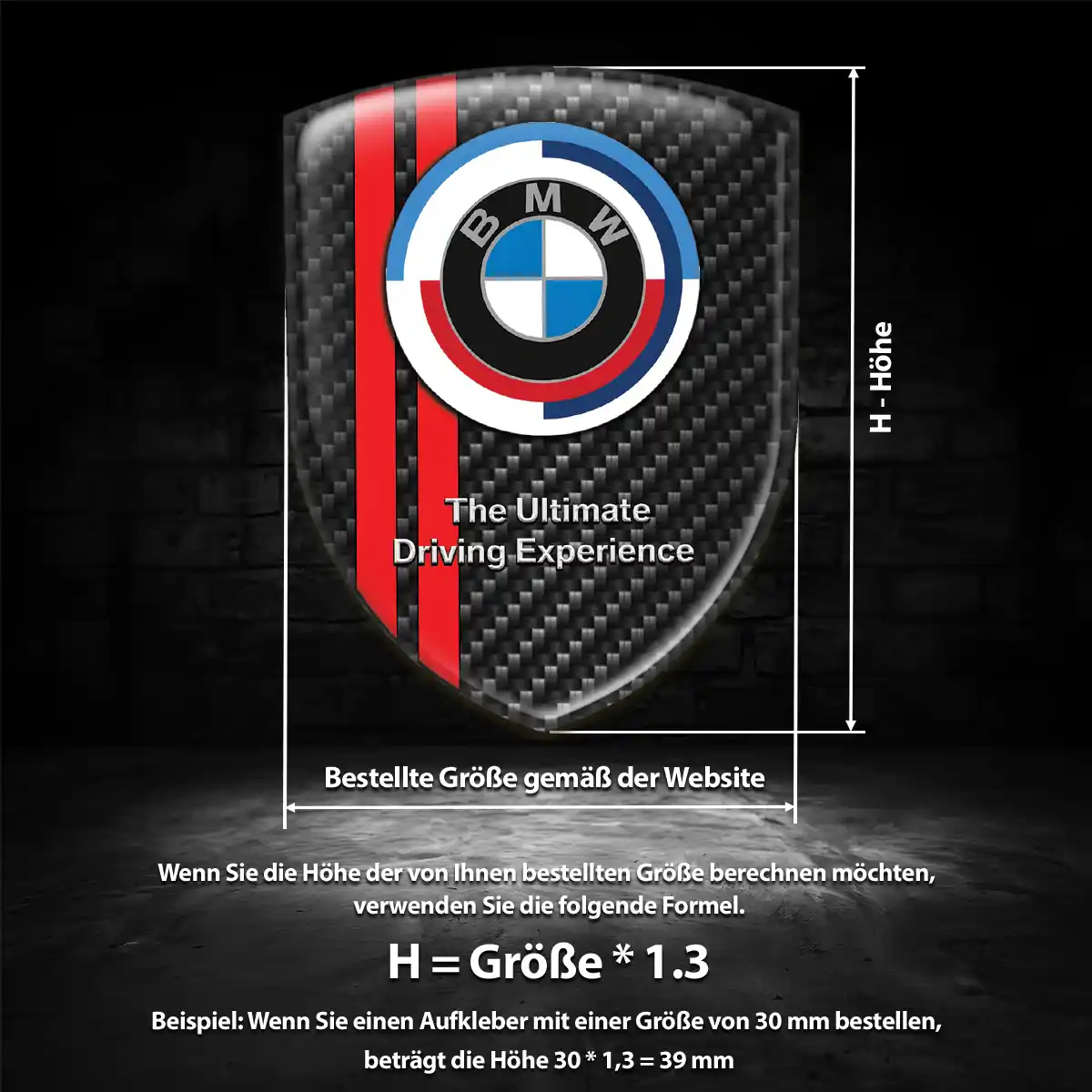 BMW Aufkleber Stilvolles Design