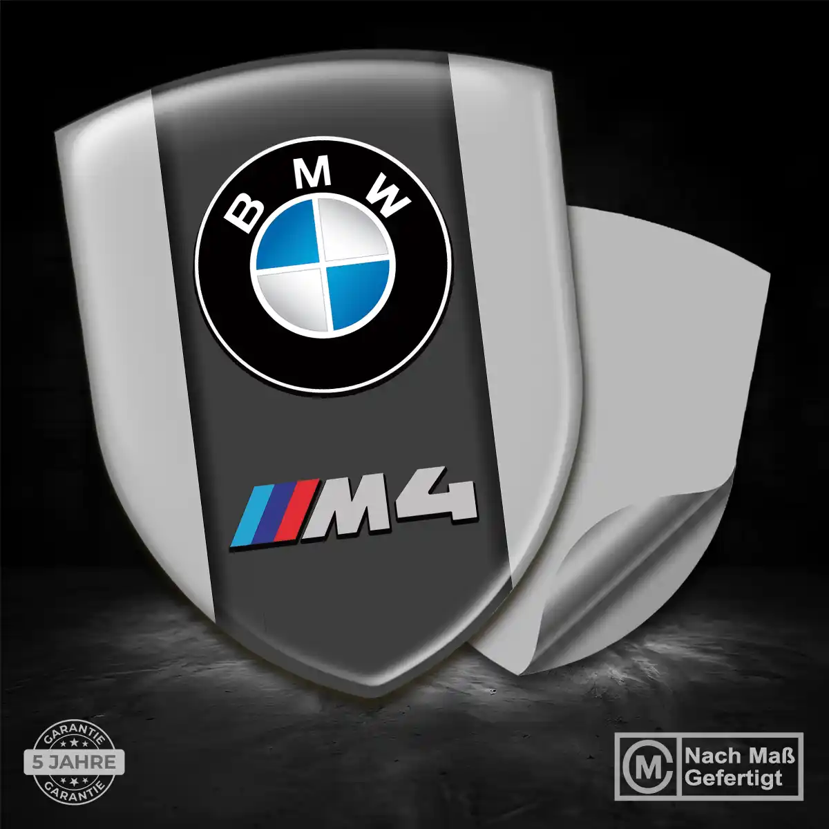 BMW Aufkleber Wappen Emblem Hochwertiges Harz