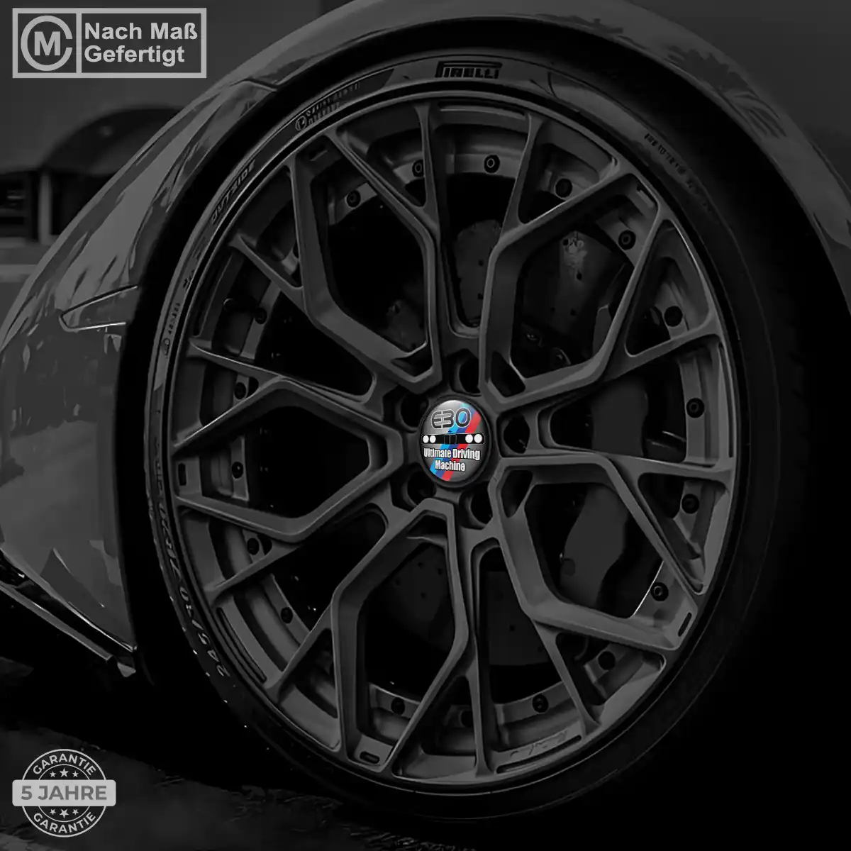 BMW E30 Silikon Aufkleber Embleme Stilvolles Design