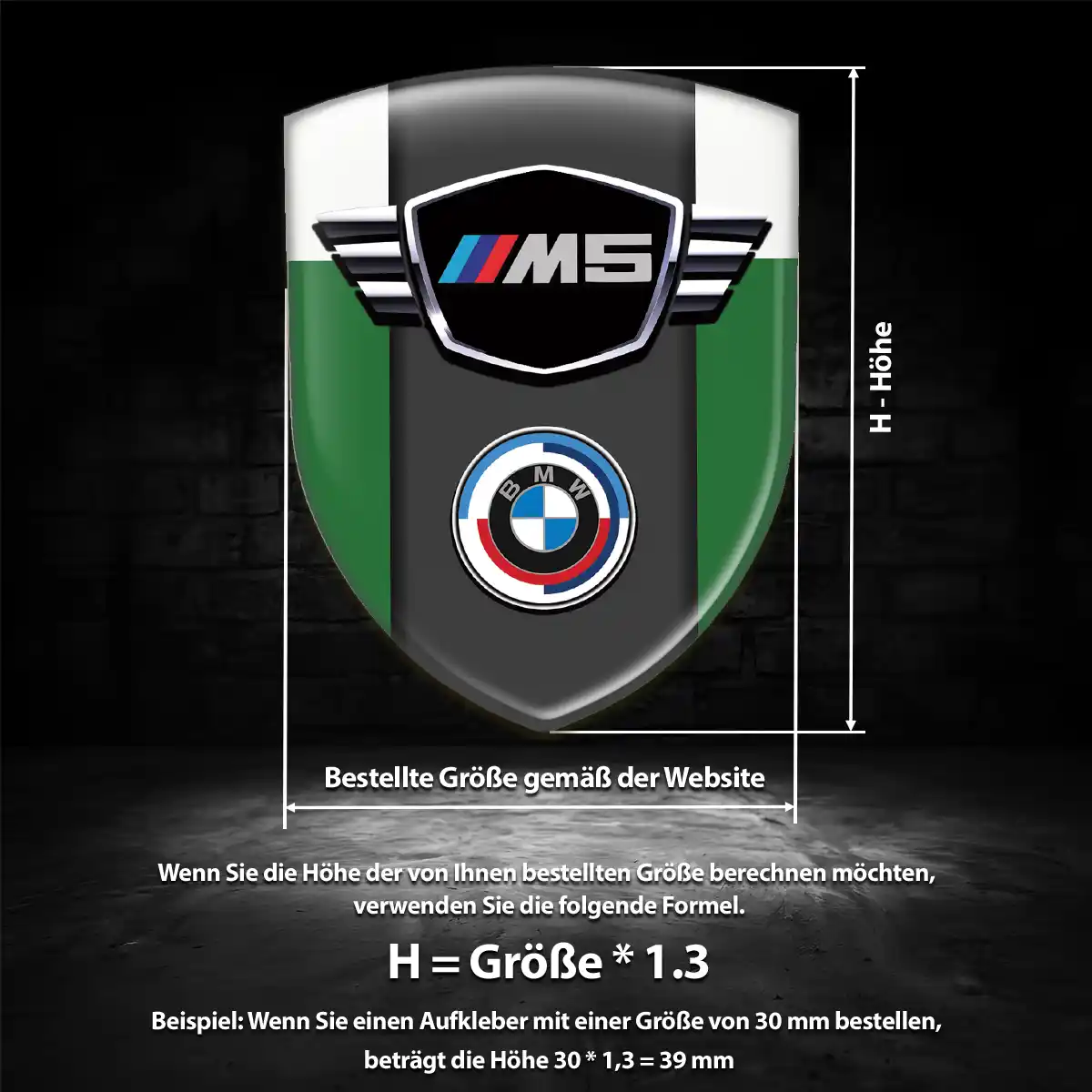 BMW Emblem Aufkleber Auto Stilvolles Design
